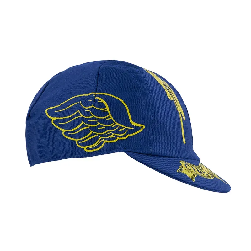 Cinelli Milano Bike Veterans Blue Cap In Blue-Yellow