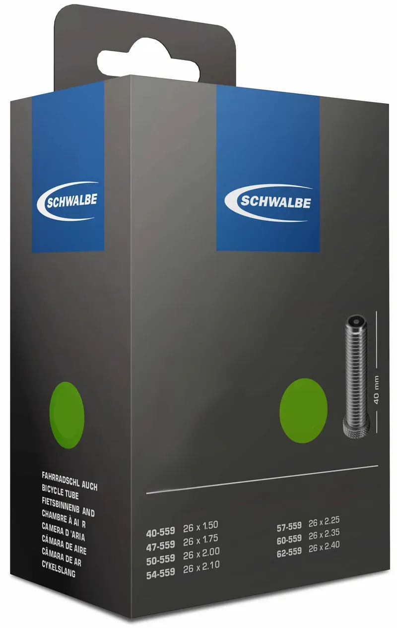 Schwalbe AV2 Schrader Tube 14 inch