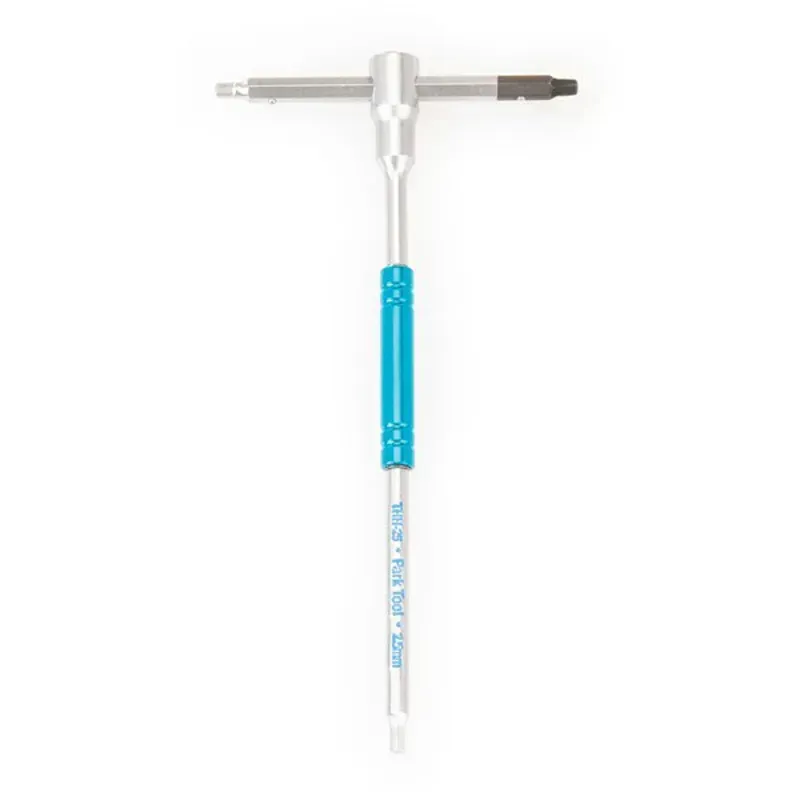 Park Tool Sliding T-handle Hex Wrench in Silver/Blue-2