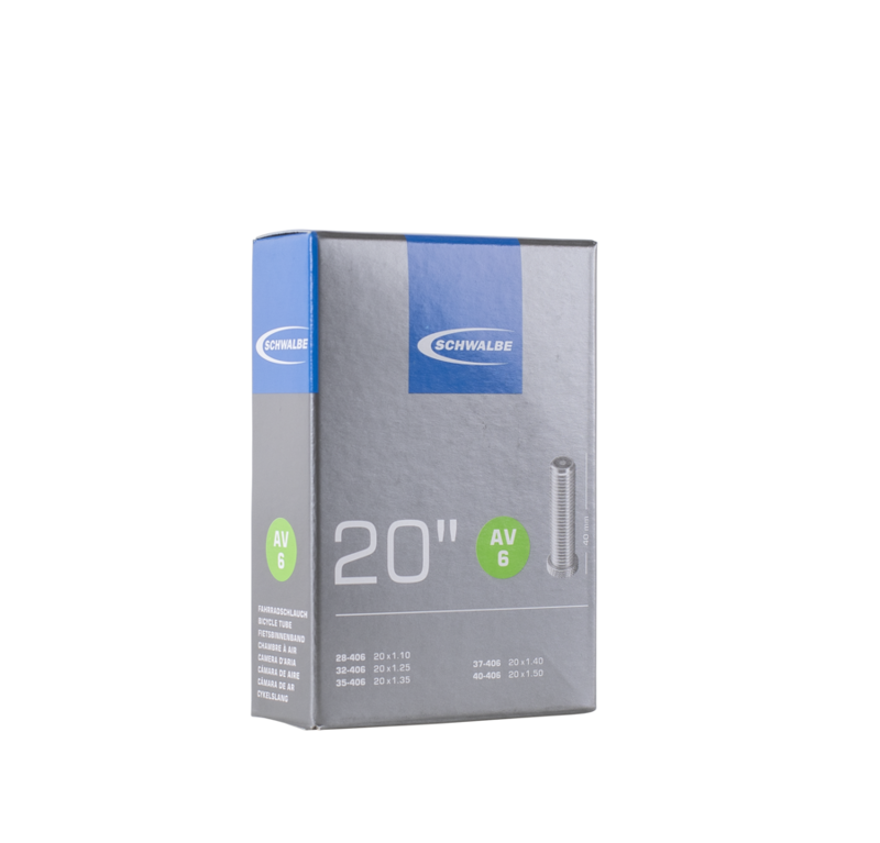 Schwalbe AV6 Tube 20-inch in Black-1