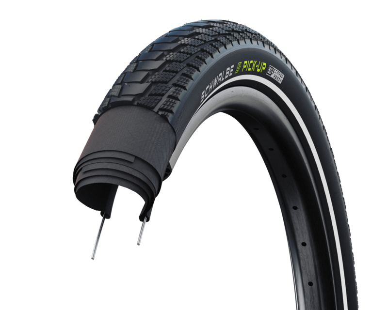Schwalbe Pick-Up Addix Perf. Super Defense Wired Tyre in Black/Reflex-4