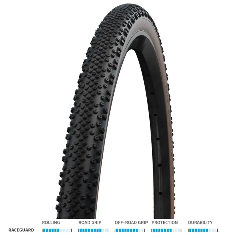G-One Bite Performance RaceGuard TLE Folding Black Bronze 700c 45c