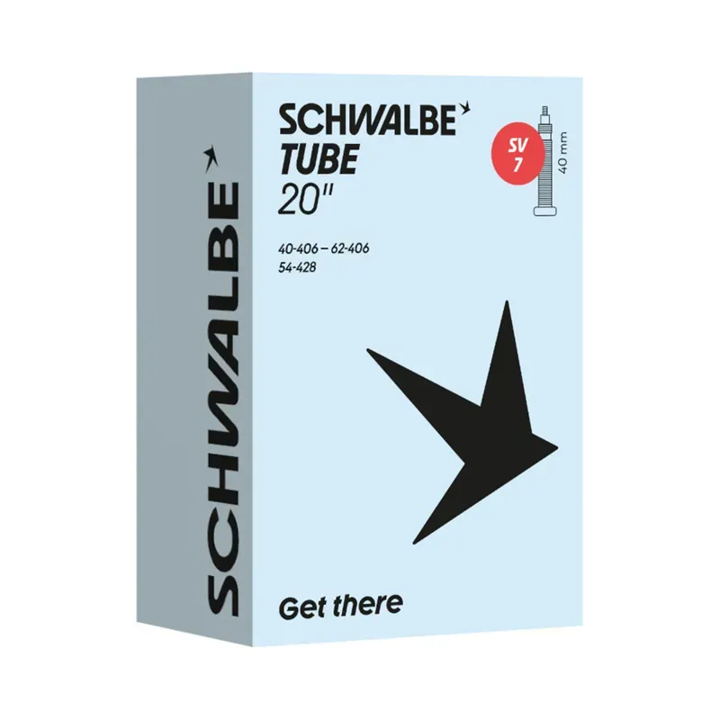 Schwalbe SV7 20-inch Presta Valve Inner Tube in Light-Blue-2