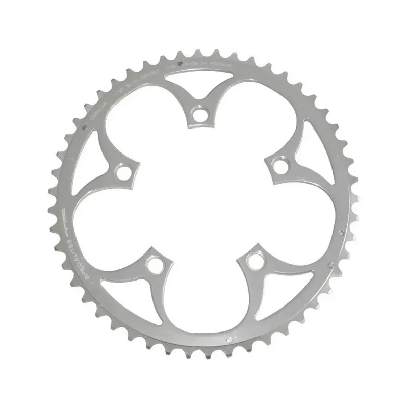 TA Zephyr 110-pcd 9/10-speed 5-arm Middle/Outer Chainring in Silver